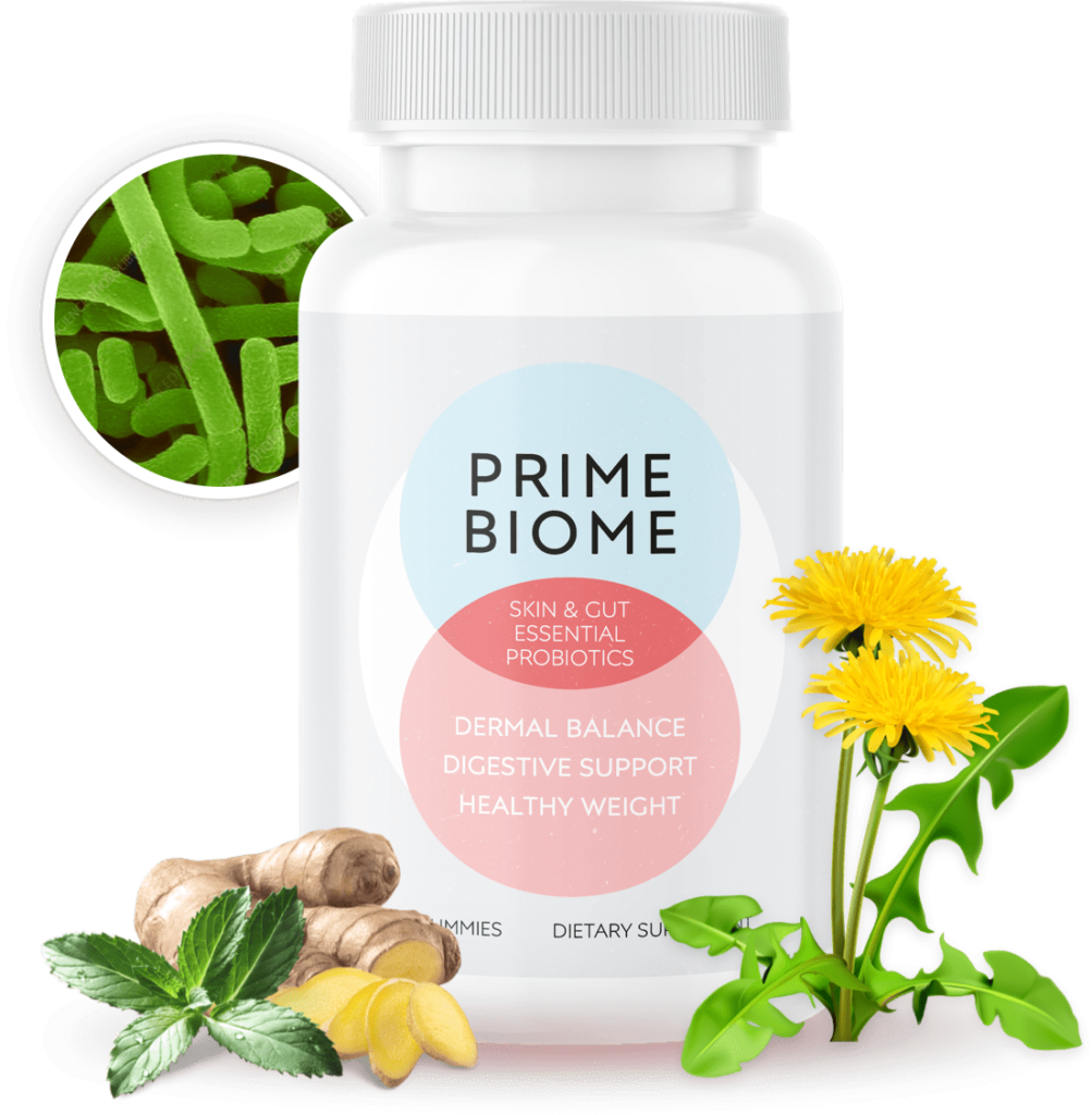1 Bottle Prime Biome Skin & Gut Essencial Probiotics 2